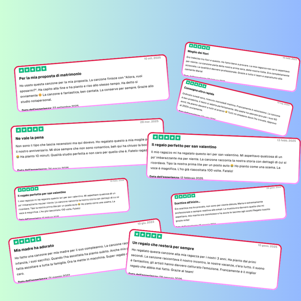 Testimonianze clienti